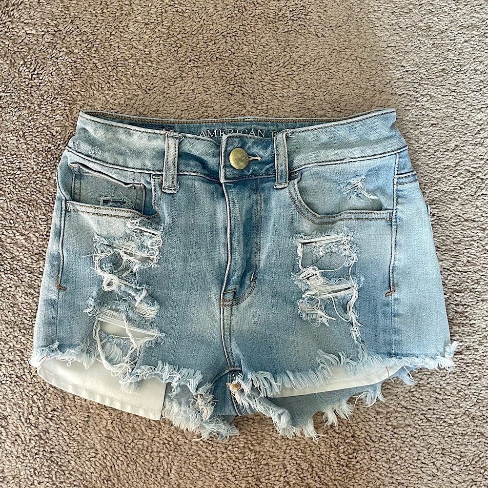 American Eagle High-Waisted Jean Shorts